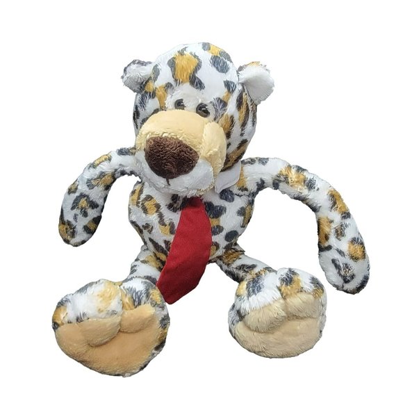 3 set toys 1 Leopard stuffed animal arms and legs slide in body 2 monkeys - Picture 2 of 8